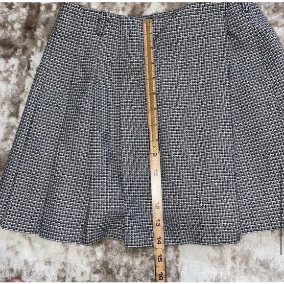 Impair et Pair brand school girl plaid pleated mini skirt with chain belt SZ 7 - Picture 7 of 7